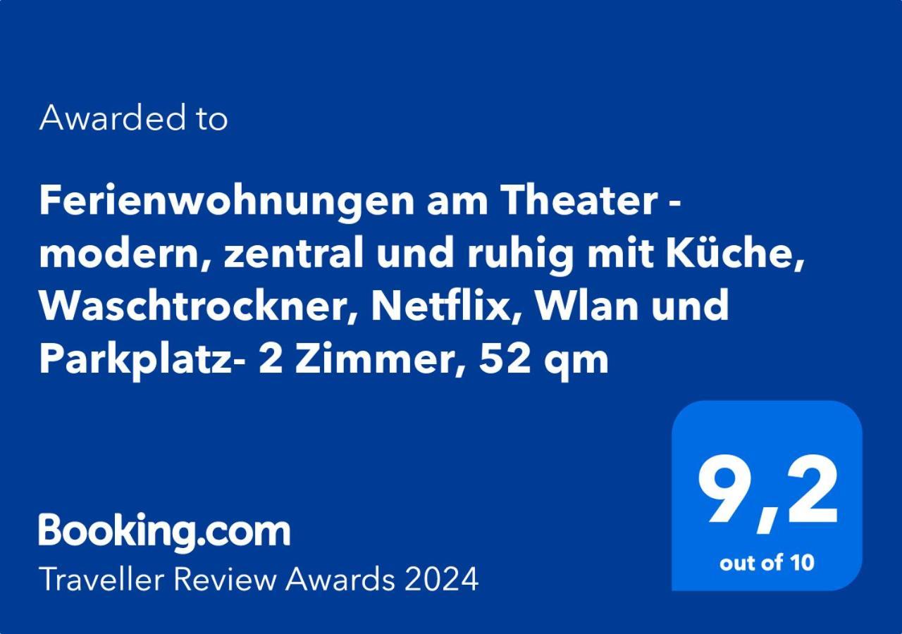 Ferienwohnungen Am Theater - Modern, Zentral Und Ruhig Mit Kueche, Waschtrockner, Netflix, Wlan Und Parkplatz- 2 Zimmer, 52 Qm Cottbus Luaran gambar